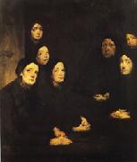 Theodule Ribot At the Sermon painting